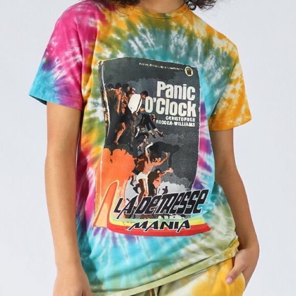 La Detresse Tropicali Panic Tie Dye Tee Tshirt Unisex Size XS - Picture 1 of 7